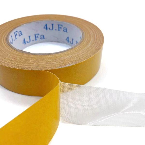 Customized White Indoor Carpet Edge Binding Tape Double Sided Rubber Hot Melt Adhesive for Rugs Sealing