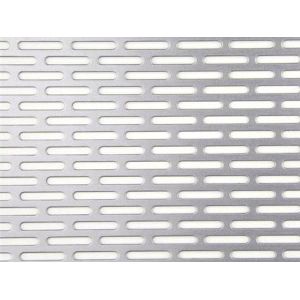 China Galvanized Steel Slot Hole Perforated Metal With 1.2 X 2.4 M Dimensions on sale