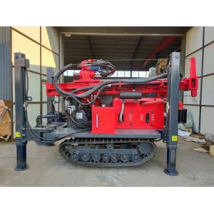 Large Water Borehole Air Powered Drilling Rig 260m Depth