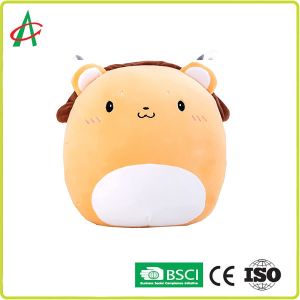 11'' Soft Polyester Stuffed Animal Toy With Cotton Candy Texture