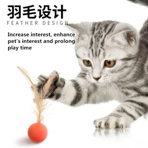 Moves Laser Pointer Cat Chew Toy Elastic Ball Interaction