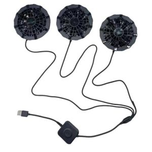 One cable connect 3fans Cooling Fan 5V Air Conditioning Cooler