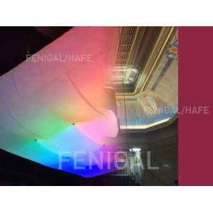 200W Cube Inflatable Lighting Decoration Balloons Customized Shaped