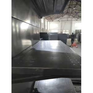 Factory custom color size metal single-sided department store shelves black