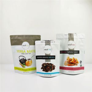 Food Grade 120mic Aluminum Foil Plastic Pouch SGS CMYK Gravure printing