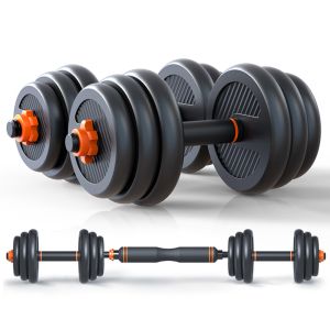 59CM Dumbbell Barbell Kettlebell Set 6 Adjustable 20 Kg Dumbbell Pair Cement
