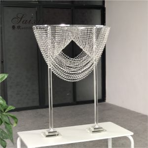 China manufacturer wholesale luxury Wedding centerpieces large crystal flower