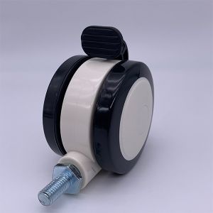 70Kg Load Medical Polyurethane Caster Wheels 75MM Customized