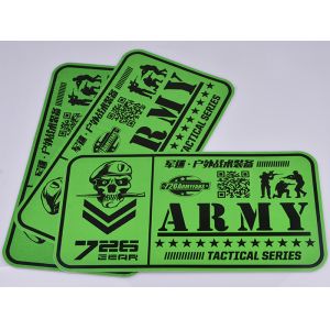 Custom printed green and black color outdoor UV resistant army tactical series