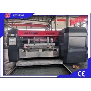 Slotting Die Cutting Automatic Control 1mm Carton Printer Machine