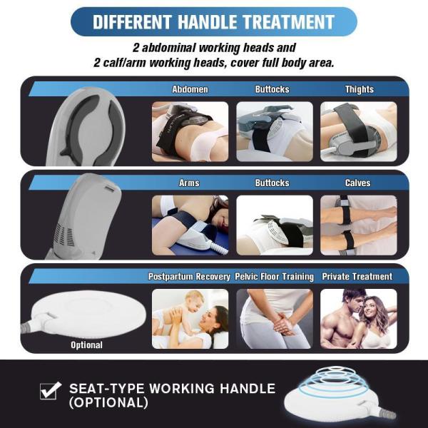 4 Handles Muscle Building HIEMT Electromagnetic Muscle Stimulator Body Sculpting Machine