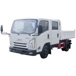 Cheaper Price Double Row Cabin Small Light JMC Carrying Plus Dump Truck 4 Tons