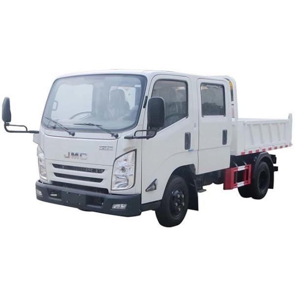 Cheaper Price Double Row Cabin Small Light JMC Carrying Plus Dump Truck 4 Tons