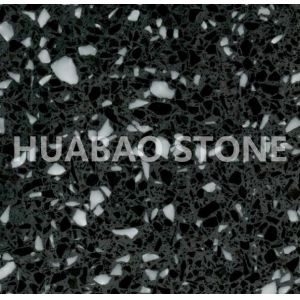 Extremely Durable Terrazzo Stone Tiles Solid Surface Excellent Wear Resistance
