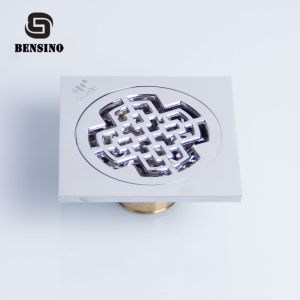 China Modern 10cm Chrome Plating Bathroom Floor Drain Strainer on sale