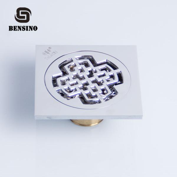 Buy Modern 10cm Chrome Plating Bathroom Floor Drain Strainer at wholesale prices
