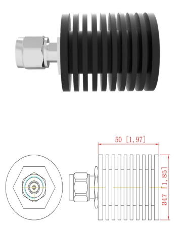 DC-6GHz 20W Dummy Load / Termination Load 50 Ohm Impedance
