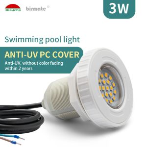 China 3W ABS VDE 12v Swimming Pool Lights Surface Mounted IP68 180LM DC12V on sale