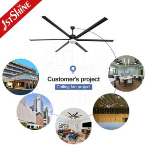 Home Hotel Office 100 Inches Ceiling Fan with LED Lamp and Remote Control from