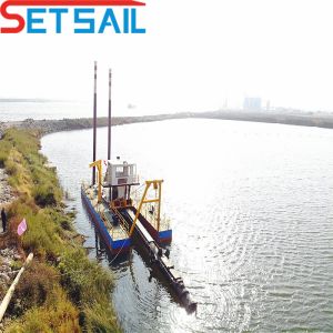 800 Meter Discharge Distance 8 Inch Cutter Suction Sand Dredger with Stable Sand