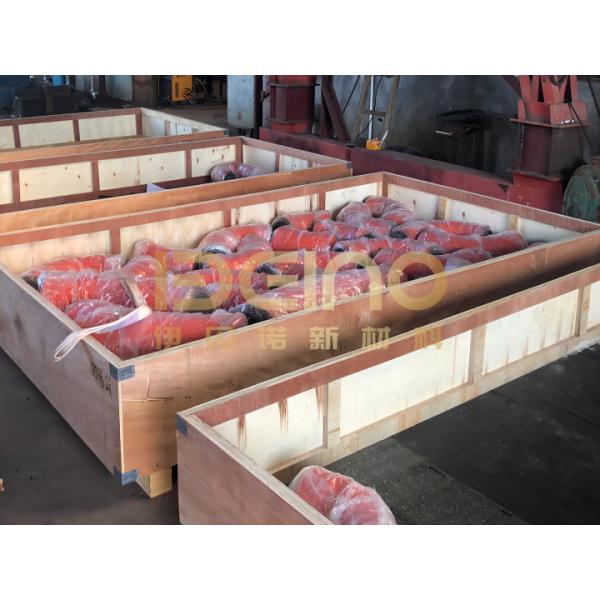 Industrial Wear Resistant Ceramic Pipe Bending Alumina Ceramic Lined Pipe