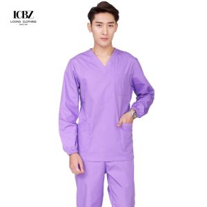 7 Days Sample Order Support Doctor Uniform Medical Scrubs for Women in White