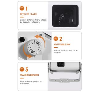 RGBW Colorful Led Tree Light DMX512 Dynamic Firefly Starry Sky Laser Projection