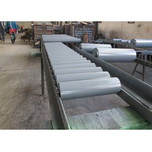 Heavy Duty Steel Rollers Construction Production Line Inclined Fixed Conveyor