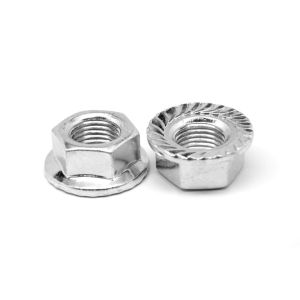 JIS B1190 ISO4161 Carbon Steel ZP Hexagon Nuts With Flange