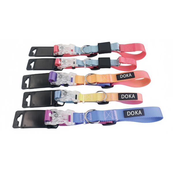Durable Nylon Pet Collar Adjustable Comfortable Stylish For Dogs And Cats
