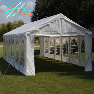 White Waterproof Wedding Party Tent With 8 Removable Sidewalls