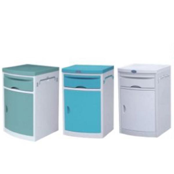Buy Plastic Lightweight Hospital Bedside Cabinet On Wheels at wholesale prices