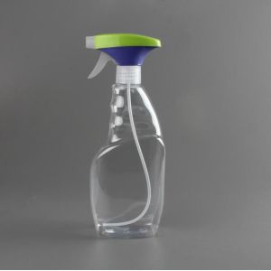 Quality 49g Empty plastic PET Cleaner Spray Bottles in 500ml for sale