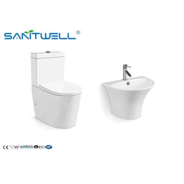Buy Bathroom Washdown Two piece toilet ISO9001 2000 Certification at wholesale prices