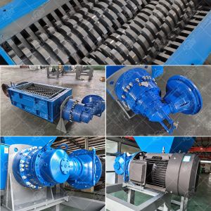 Waste Metal Recycling Shredder Yard Waste Metal Shredder Steel Shredder Scrap