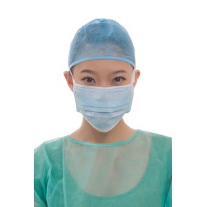 China Tie On Medical Disposable Nonwoven Face Mask For Hospital on sale