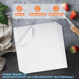 White Waxed Deli Paper Sheets 12 * 12 Inch, Food Basket Liners For Sandwiches,