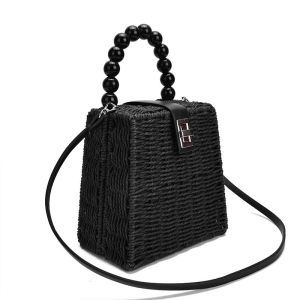 Shoulder Women Crossbody Large Beach Woven Straw Tote Bag