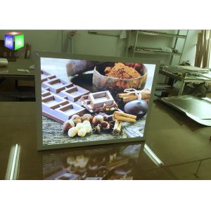 A2 Size Custom Snap Frame LED Light Box Poster Holder Wall Mounted 100V - 240V