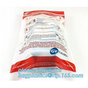 Zip-lock Bag BIOHAZARD SPECIMEN LAB BAG, printed zip lock plastic bags,medical