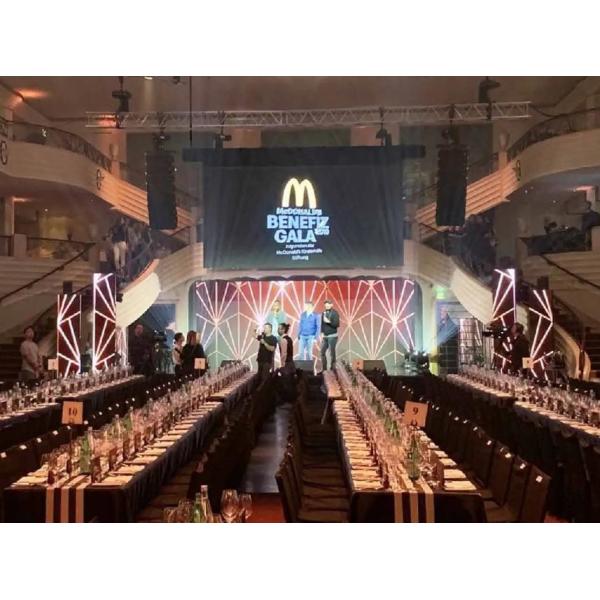 High Brightness 4.81mm Led Stage Backdrop Screen 500x1000mm