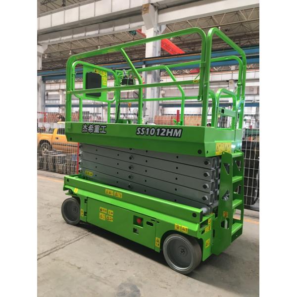 Buy Hydraulic Scissor Lift Working Height 12m Mobile Elevate Work Platform For Airport at wholesale prices