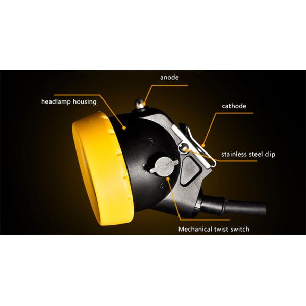 7800mAh Rechargeable LED Mining Cap Lamp 15000lux IP68