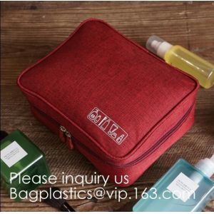 Cosmetic Pouch Handbag Toiletry Bag Barrel Shaped Travel Cosmetic Bag Round