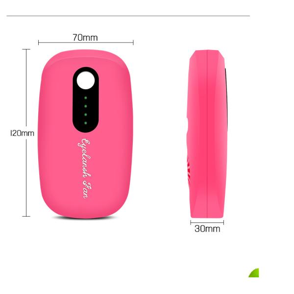 Handheld Usb Rechargeable Eyelash Dryer Fan for Fast Drying of Eyelash Extension Glue