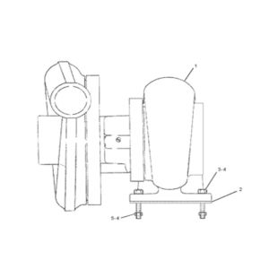 7C8632 3306 D6H Excavator Turbocharger