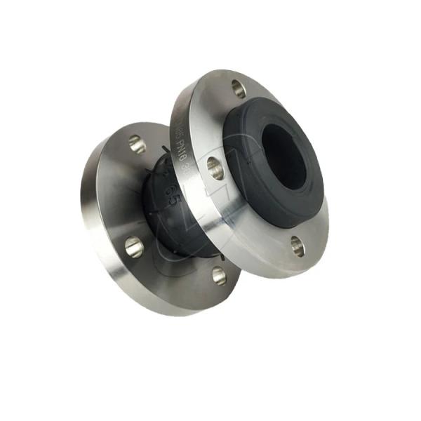 Buy 6 Inch Carbon Steel Flange EPDM Bellows Expansion Joint / Flexible Rubber Expansion Joint at wholesale prices