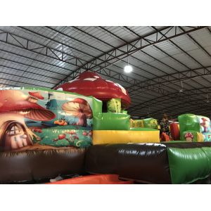 Inflatable Mushroom Fun City Round Shape UV - Resistance NO Lead