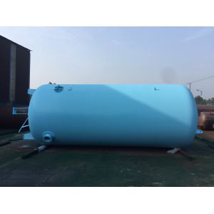 Stainless Steel Horizontal Air Receiver Tanks , 60 / 100 Gallon Air Compressor
