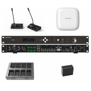 Arc - Shaped Wired Audio Conference Microphone / Conference Sound System